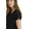 BARCO One Swing Classic Fit Tuck-in Scrub Top for Women – 1-Pocket, Crew Neck Shirt with 360 Spandex Stretch(Black)