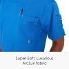 Grey’s Anatomy Men’s 0107 Modern Fit V-Neck Scrub Top(New Royal)