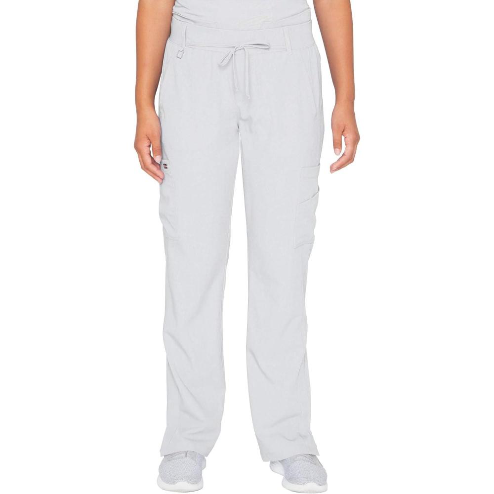 imageGreys Anatomy Signature 2218 Womens Midrise Straight Leg Cargo PantWhite